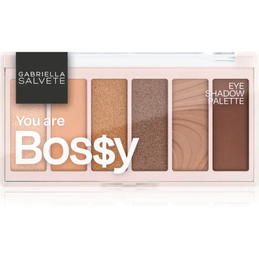 Gabriella Salvete Eyeshadow 6 Shades Palette paleta očních stínů odstín You are Bos$y 12 g