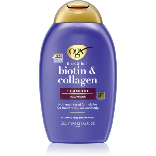 OGX Biotin & Collagen zhušťující šampon pro objem vlasů 385 ml