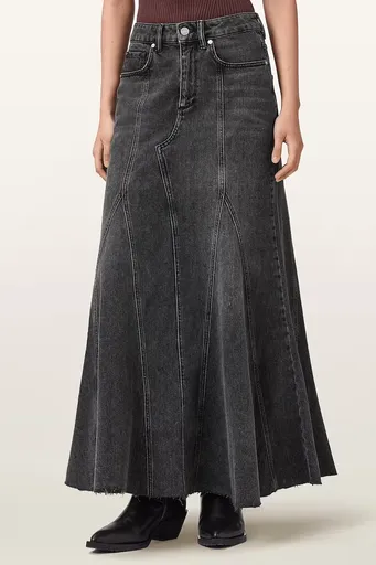 Džínová sukně AllSaints ALMA