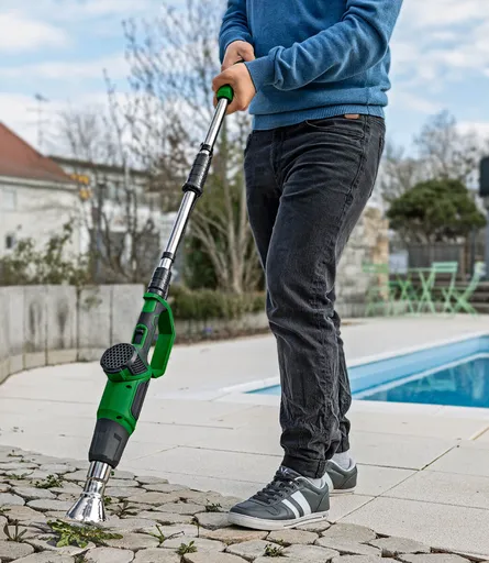 Horkovzdušný odstraňovač plevele 3v1