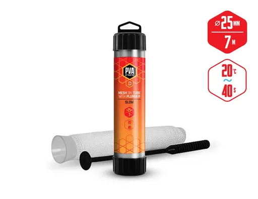 Delphin Punčocha PVA n ́tastic Tuba+Plnič 25mm 7m,Delphin Punčocha PVA n ́tastic Tuba+Plnič 25mm 7m