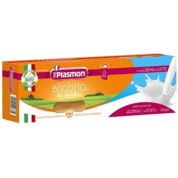 PLASMON sušenky s mléčnou příchutí 240 g, 12m+ (8001040418369)