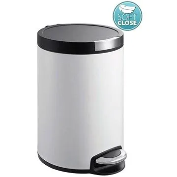 SAPHO ARTISTIC odpadkový koš 5l, Soft Close, bílá DR142 (DR142)