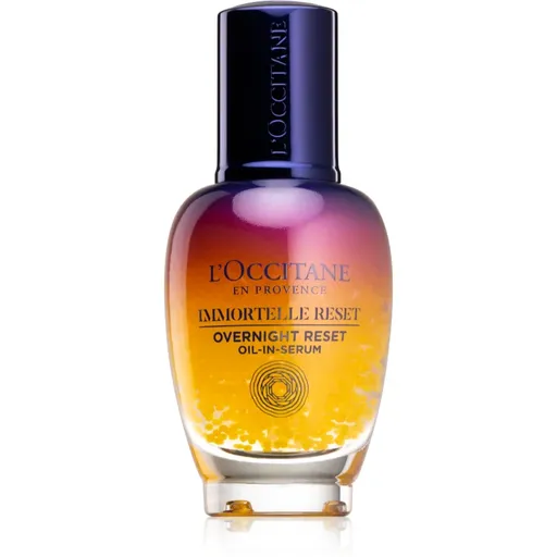 L’Occitane Immortelle Reset Overnight Reset Oil-in-Serum protivráskové rozjasňující sérum 30 ml