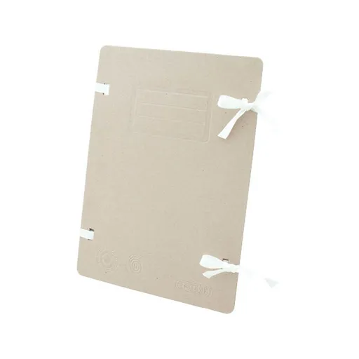 Spisová deska A4 s tkanicí kulaté rohy přírodní