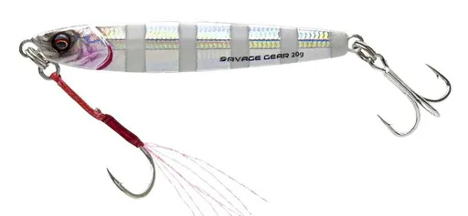 Savage gear pilkr 3d jig minnow sinking zebra blue - 6,8 cm 15 g