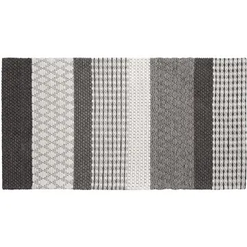 Vlněný koberec 80 x 150 cm šedý AKKAYA, 175051 (beliani_175051)