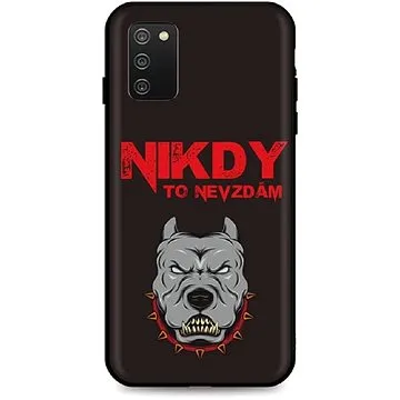 TopQ Samsung A02s silikon Nikdy to nevzdám 56729 (Sun-56729)