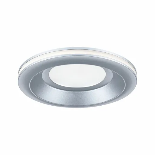 PAULMANN LED vestavné svítidlo Sormus samostatné svítidlo IP65 kruhové 100mm 4,8W / 1,5W / 230V 3000K matný chrom