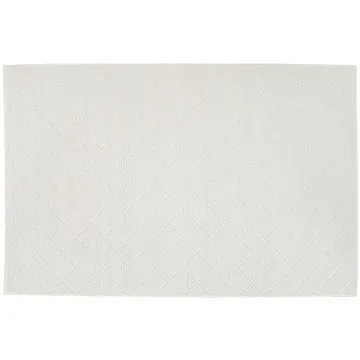 Vlněný špinavě bílý koberec 140 x 200 cm ELLEK, 159665 (beliani_159665)