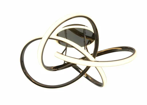 GeeTi Stropní svítidlo Bandol 60W 6000lm 3000K černý chrom