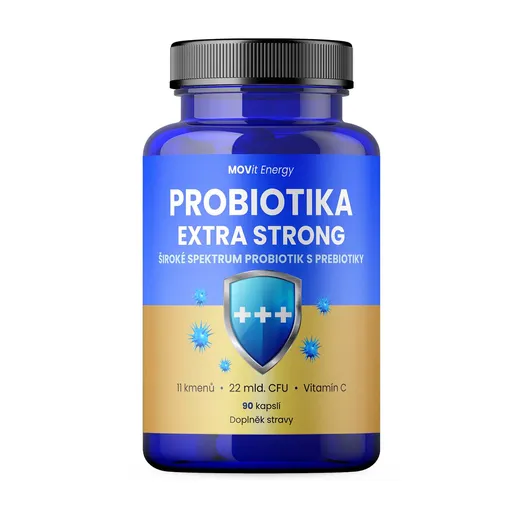 MOVit Energy Probiotika Extra strong 90 veganských kapslí