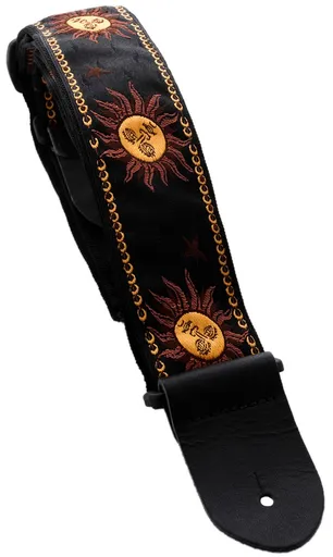 Perri's Leathers 7008 Jacquard Black Suns