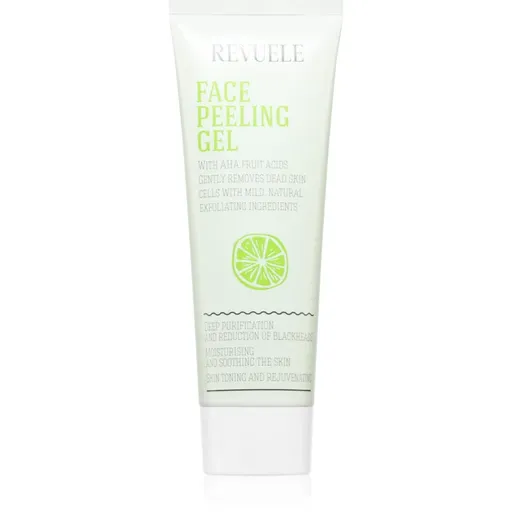 Revuele Face Peeling Gel AHA Fruit Acids čisticí pleťový peeling proti černým tečkám 80 ml