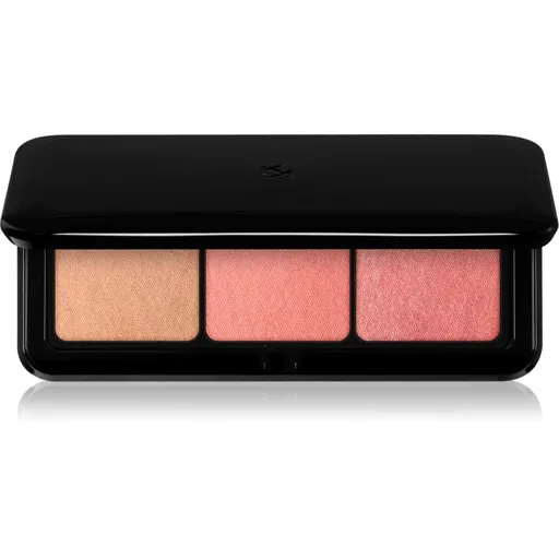 KIKO Milano Multi Finish Trio bronzer a tvářenka odstín 01 - Coral 7 g