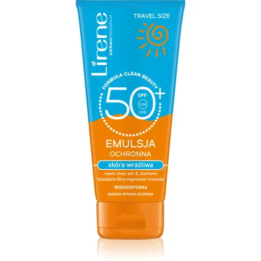 Lirene Sun care zklidňující ochranná emulze pro citlivou pleť SPF 50+ 90 ml