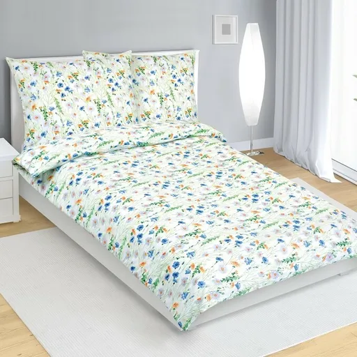 Bellatex Bavlněné povlečení Kvítí, 140 x 200 cm, 70 x 90 cm