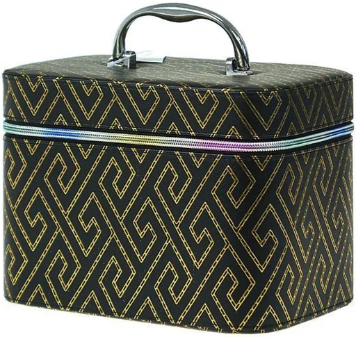 Kufřík L se zrcátkem na zip