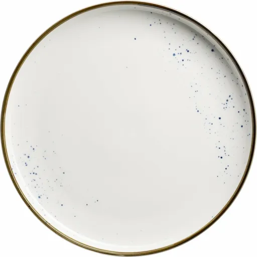 Mäser Mělký talíř Pintar White modré tečky 27 cm