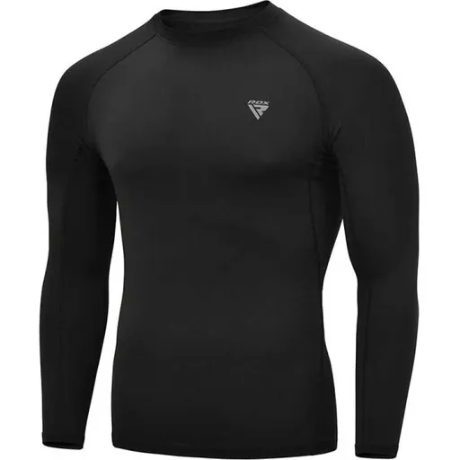 RDX T15 LONG SLEEVE RASH GUARD Pánské sportovní triko, černá, velikost XXL