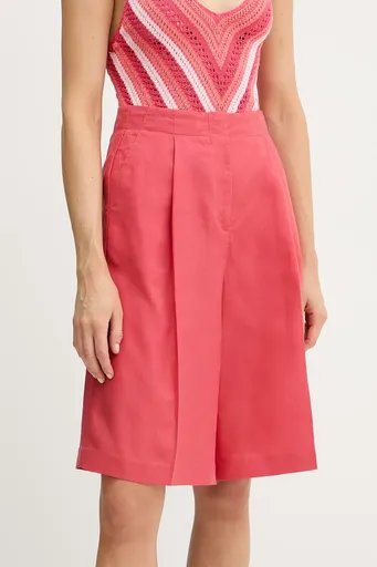 Šortky s příměsí lnu United Colors of Benetton