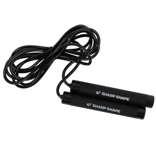 SharpShape Zátěžové švihadlo 90 g černé