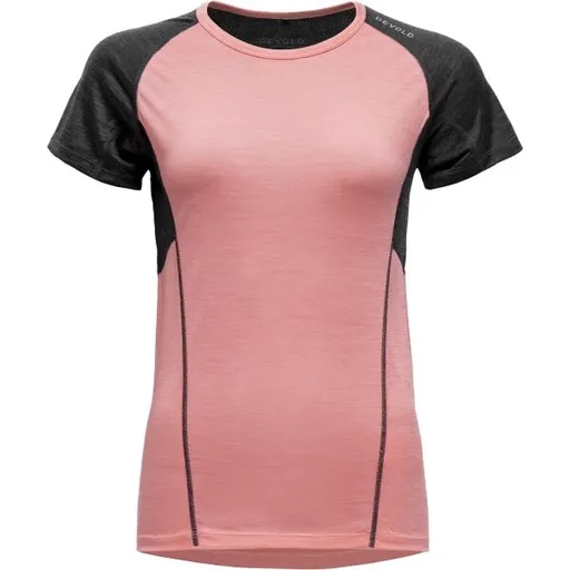Devold RUNNING MERINO 130 Dámské triko, růžová, velikost
