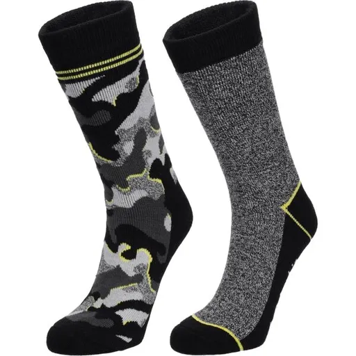 Columbia 2PP CAMOUFLAGE THERMAL CREW Pánské ponožky, černá, velikost