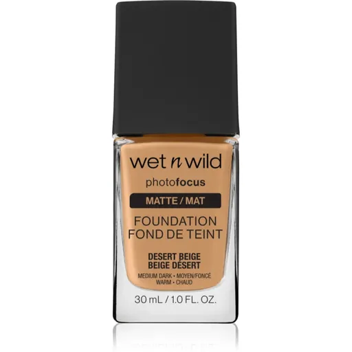 Wet n Wild PhotoFocus matující fluidní make-up odstín Desert Beige 30 ml