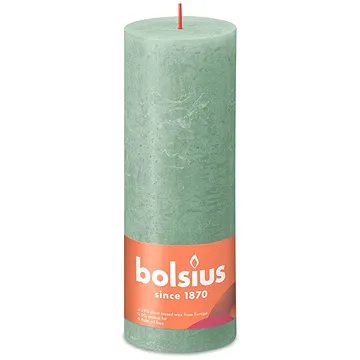BOLSIUS rustikální sloupová šedozelená 190 × 68 mm (8717847148186)