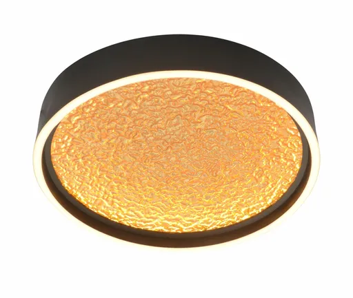 GeeTi Stropní svítidlo Bormes 42W 4200lm 3000K černá / zlatá