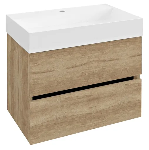 SAPHO ODETTA umyvadlová skříňka 67x50x43,5cm, dub alabama DT070-2222