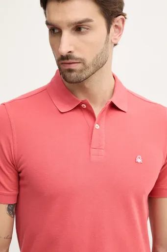 Bavlněné polo tričko United Colors of Benetton