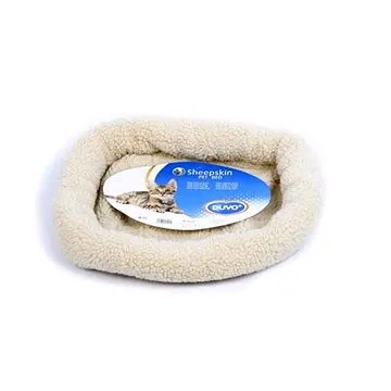 DUVO+ Oválné lehátko z ovčí kůže 27 × 21cm (5413382111007)