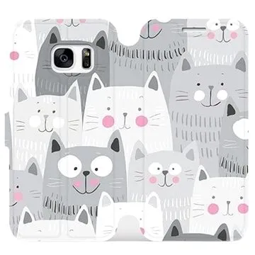 Flipové pouzdro na mobil Samsung Galaxy S7 - M099P Kočičky (5903226068302)
