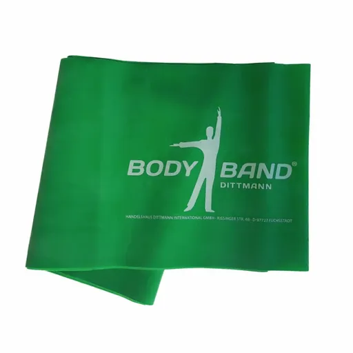 Posilovací guma Body-Band 2,5 m, zelená SJH 523C
