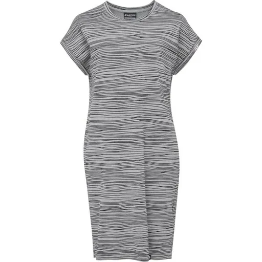 Lotto SAIKA Pohodlné dámské šaty, šedá, velikost