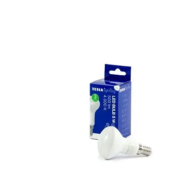 Tesla - LED žárovka Reflektor R50, E14, 5W, 230V, 500lm, 25 000h, 4000K denní bílá, 180st (R5140540-8)