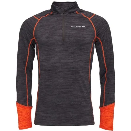 TRIMM CLINIC Pánská mikina, tmavě šedá, velikost XXXL