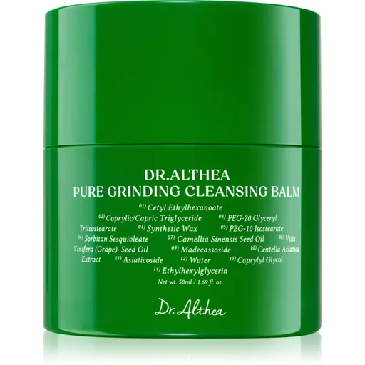 Dr. Althea Pure Grinding Cleansing Balm odličovací a čisticí balzám se zklidňujícím účinkem 50 ml