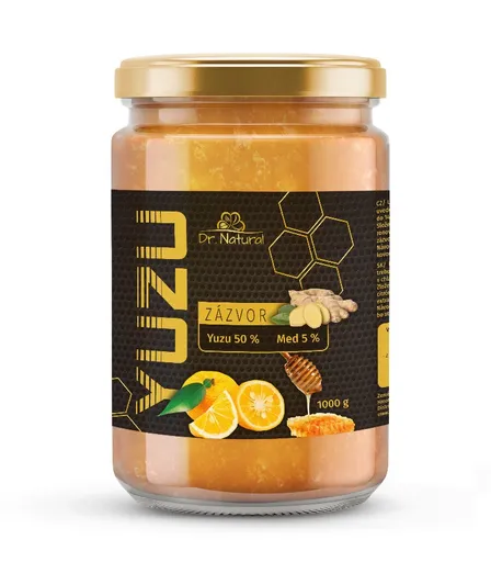 Dr. Natural Yuzu + Med + Zázvor 1000 g