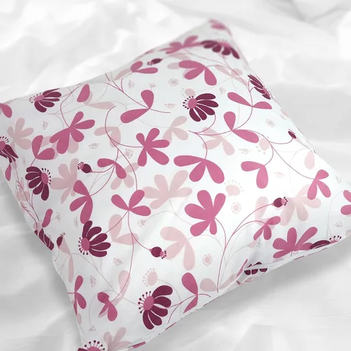 Polášek Bavlněné povlečení KVĚTINOVÁ HARMONIE - Růžová | 40 x 40 cm