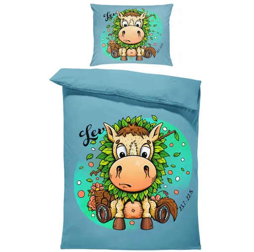 Povlečení Koňská znamení – lev (Rozměr : 1x140/220 + 1x90/70)