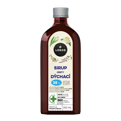 Leros Sirup Cesty dýchací 250 ml