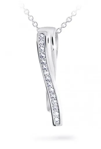 Cutie Diamonds Elegantní přívěsek z bílého zlata s diamanty DZ6301-2880-40-10-X-2