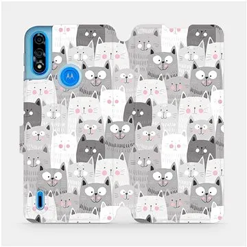 Flipové pouzdro na mobil Motorola Moto E7 Power - M099P Kočičky (5903516684731)
