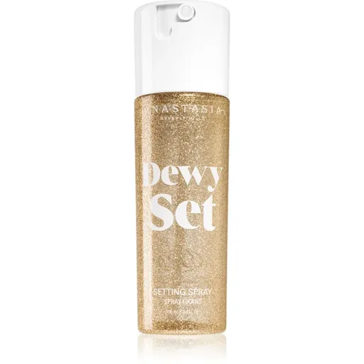 Anastasia Beverly Hills Dewy Set Setting Spray rozjasňující mlha na obličej s vůní Coconut & Vanilla 100 ml