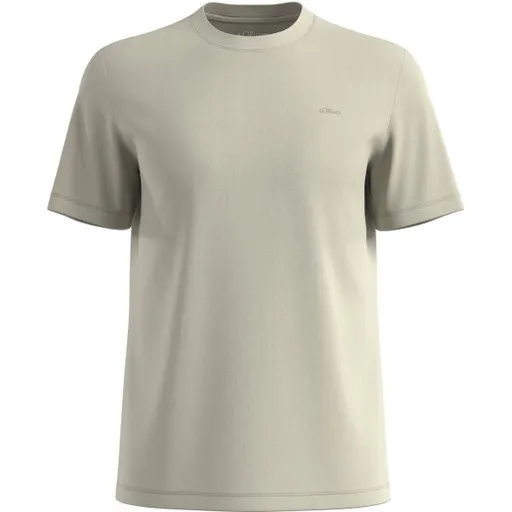 s.Oliver RL T-SHIRT Pánské tričko, béžová, velikost