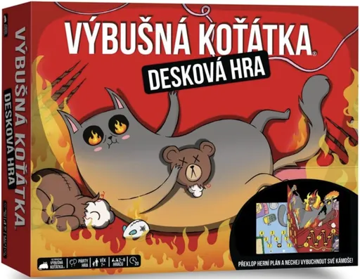 Výbušná koťátka: Desková hra