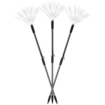 EMOS LED dekorace – zapichovací svítící větvičky, venkovní i vnitřní, studená bílá, časovač (DCZC03)